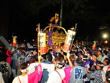 鞍馬石祭、引き続き神輿御影渡御